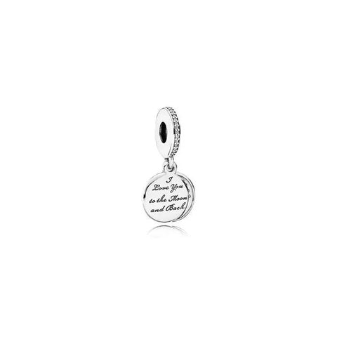 Vintage Night Sky Dangle Charm - Vintage Night Sky Dangle Charm