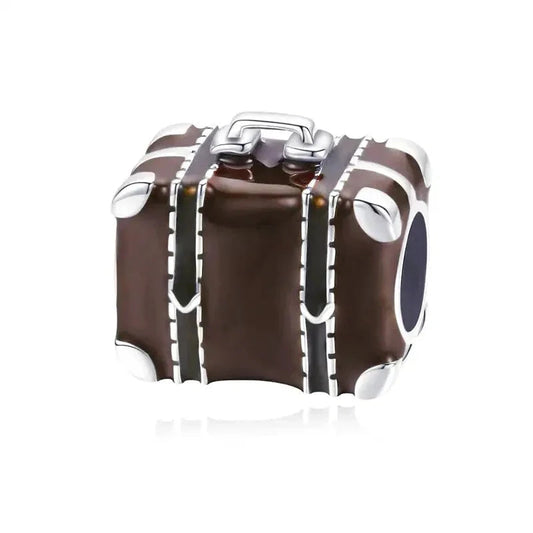 Vintage Suitcase Charm