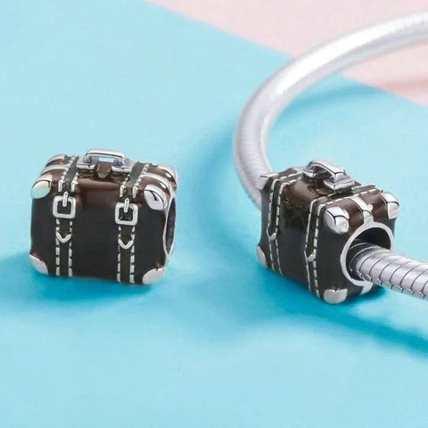 Vintage Suitcase Charm
