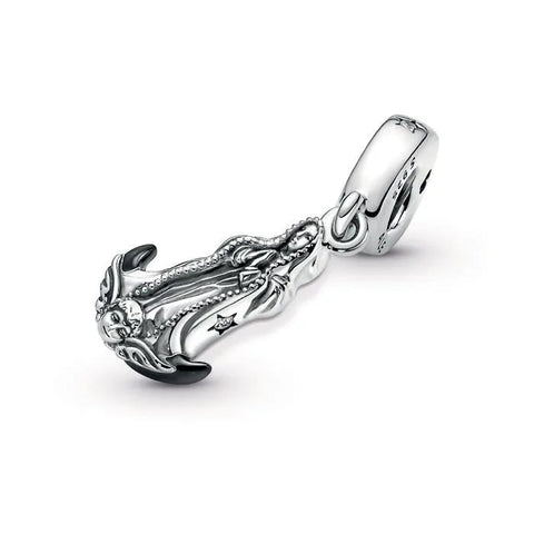 Ornate Woman Figure Motif Dangle Charm - Ornate Woman Figure Motif Dangle Charm