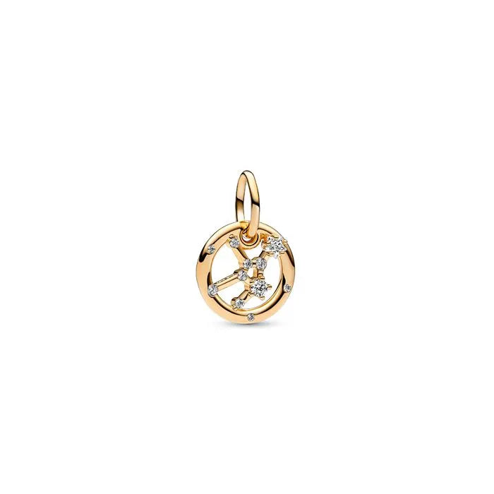 Virgo Zodiac Dangle Charm Pandora Shine - Shimmering Virgo charm, ideal for adding a meaningful zodiac touch.