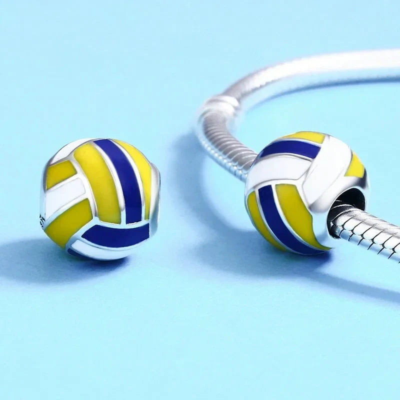 volleyball-charm affordable Pandora charm fits bracelet Jewelry