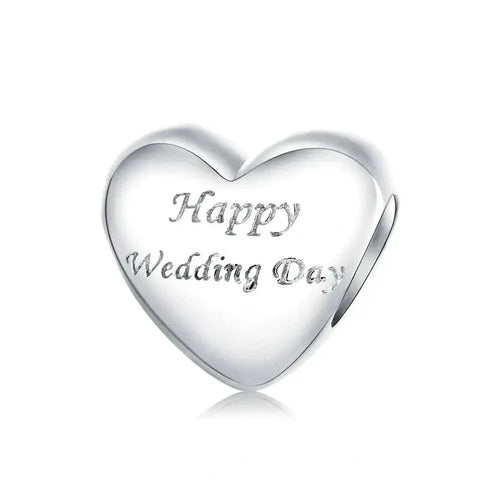 wedding-day-charm affordable Pandora charm Jewelry fits bracelet