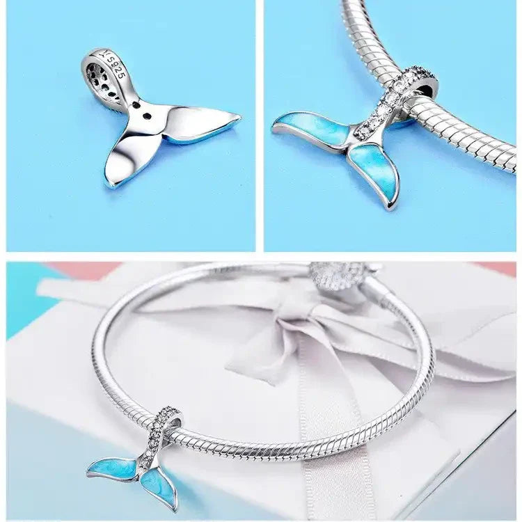 whale-tail charm affordable Pandora Jewelry fits bracelet