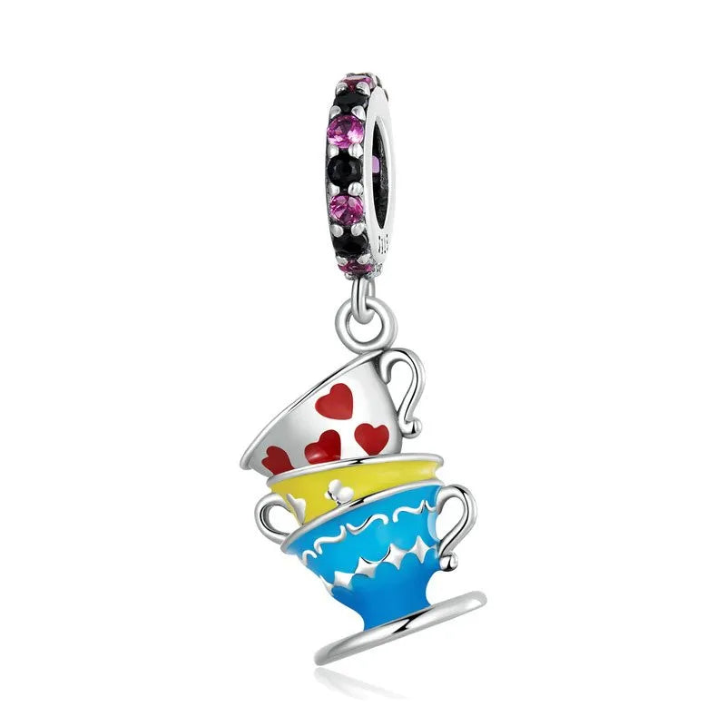 Stacked Teacups Charm