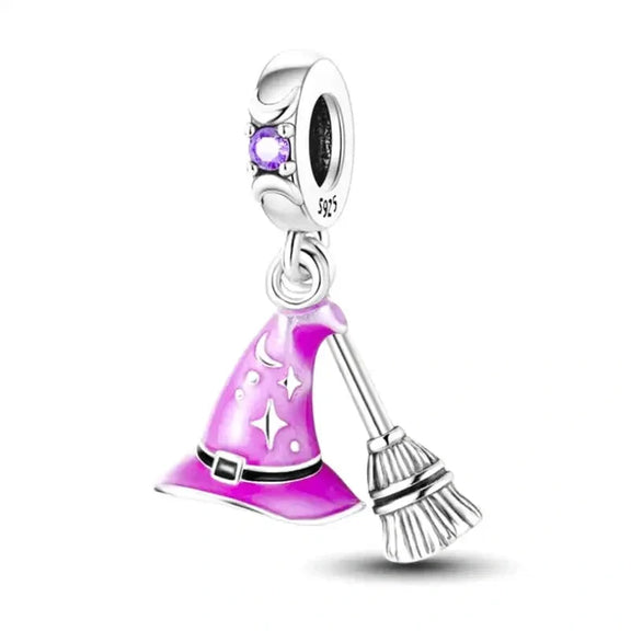 Witch Hat Charm - witch-hat-charm affordable charm Pandora fits bracelet Jewelry