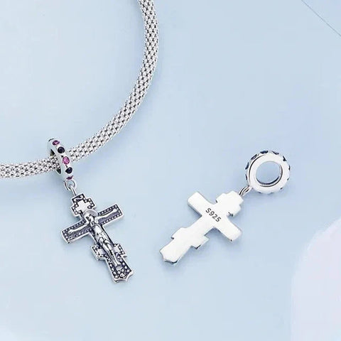 Symbolic Pendant with Woman & Cross Motif