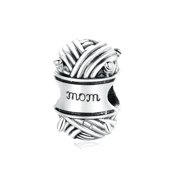 Wool Ball Charm - wool-ball charm affordable fits Pandora bracelet Jewelry