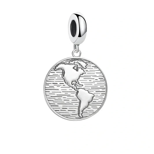 World Globe Charm