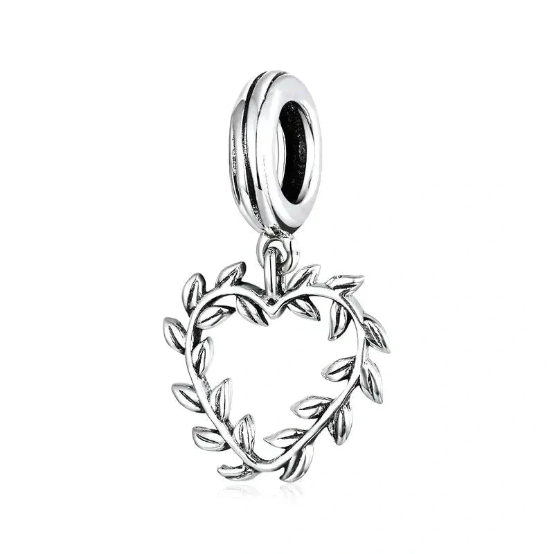 wreath-charm affordable charm Pandora fits bracelet Jewelry