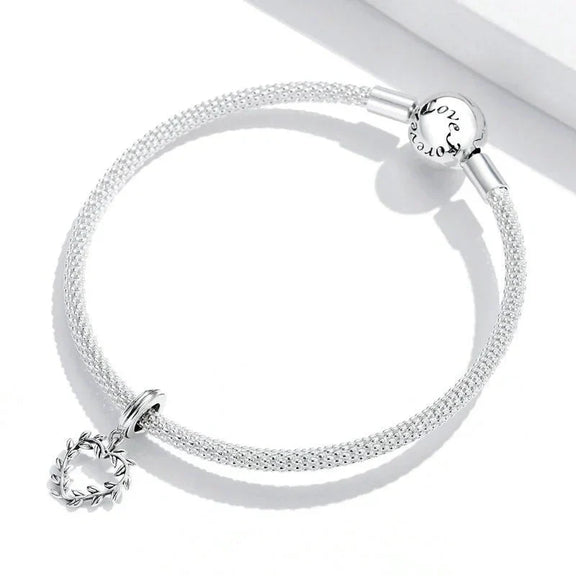 Wreath Charm - wreath-charm charm affordable Pandora fits bracelet Jewelry