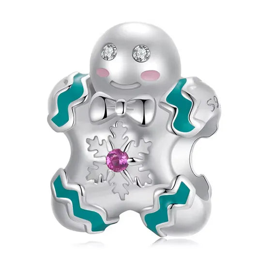Xmas Ginger Bread Man Charm