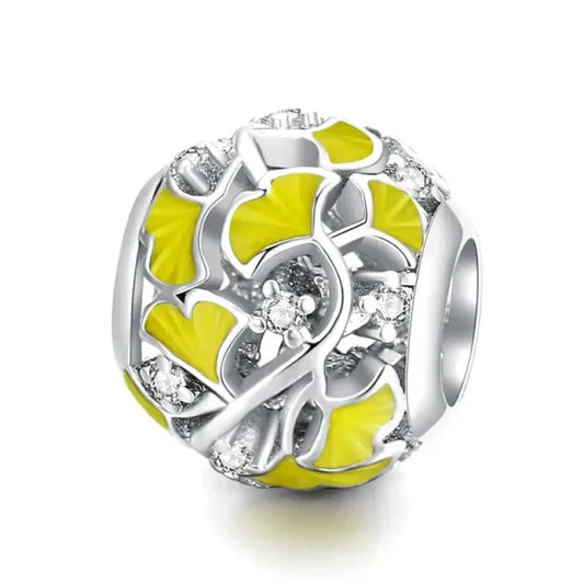 yellow-buttercup-charm affordable Pandora fits bracelet charm Jewelry
