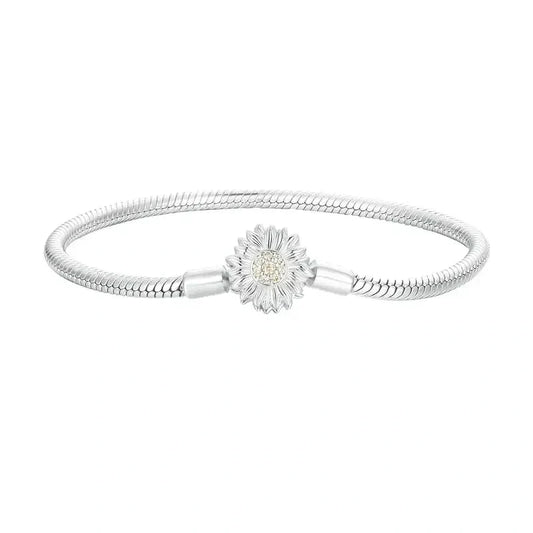 yellow-sunflower-charm-bracelet Jewelry affordable charm Pandora fits bracelet