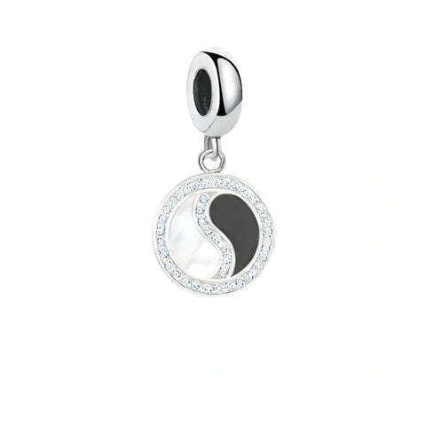 Yin and yang charm pendant.