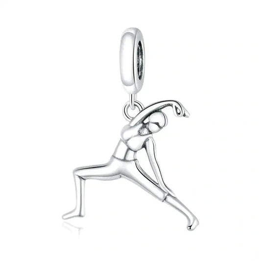 yoga-charm Jewelry fits Pandora bracelet affordable charm