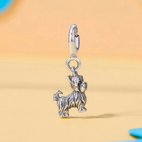 Yorkshire Terrier Dog Dangle Charm - Yorkshire Terrier Dog Dangle Charm