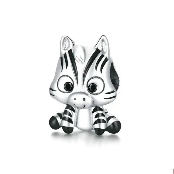 Zebra Charm - zebra-charm charm affordable fits Pandora bracelet Jewelry