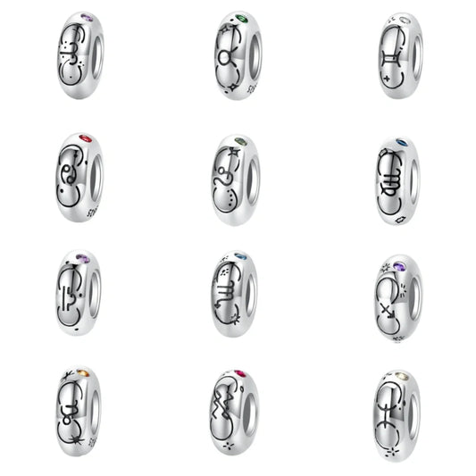 jewlouli zodiac constellation birthstone charms jewlouli jewelry fits pandora bracelet