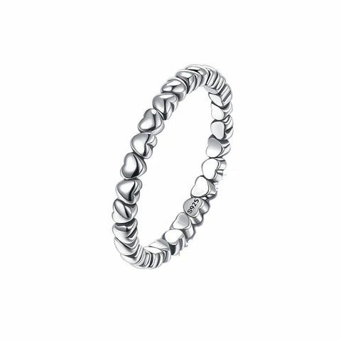 Sterling Silver Heart-shaped ring - Sterling Silver Heart-shaped ring